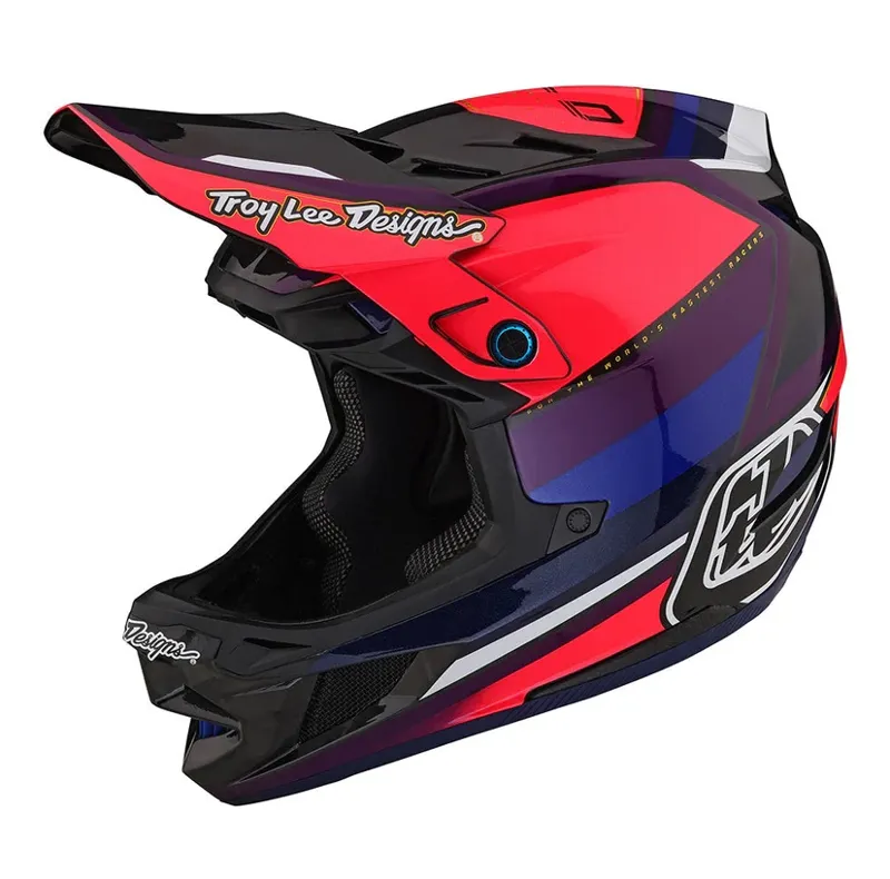 Troy Lee Designs D4 Carbon MIPS Helmet Reverb Pink/Purple XL